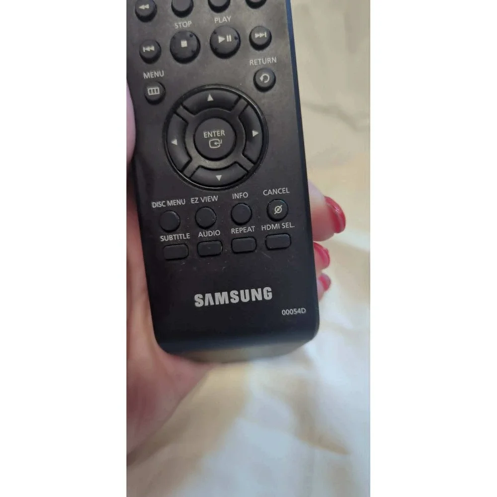 Samsung 00054D DVD Player Remote Control AK59-00054D Black Gray